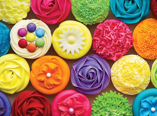 Un buen precio. Cortado Difícil adultos rompecabezas 1000 piezas Cool Cupcakes 27 