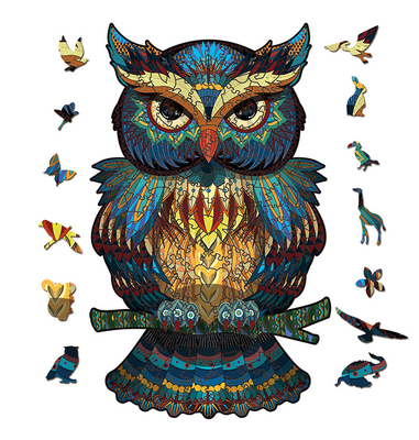 Un buen precio. ODM Unico Animal Búho Puzzle de madera Regalo Para Adultos Niños en línea