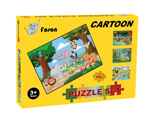 Un buen precio. Conjunto de puzzles de dibujos animados preescolares para niños de 6 años en línea