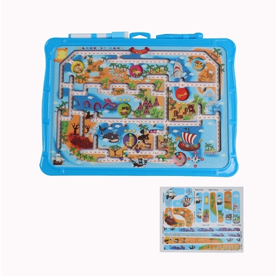 Un buen precio. Montessori Magnetic Puzzle Laberinto juguetes de aprendizaje con lápiz Océano playa Eco EVA plástico en línea